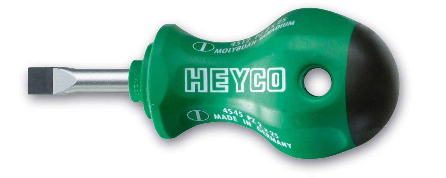 Heyco Düz Uçlu Topac Tornavida 25X6.5mm