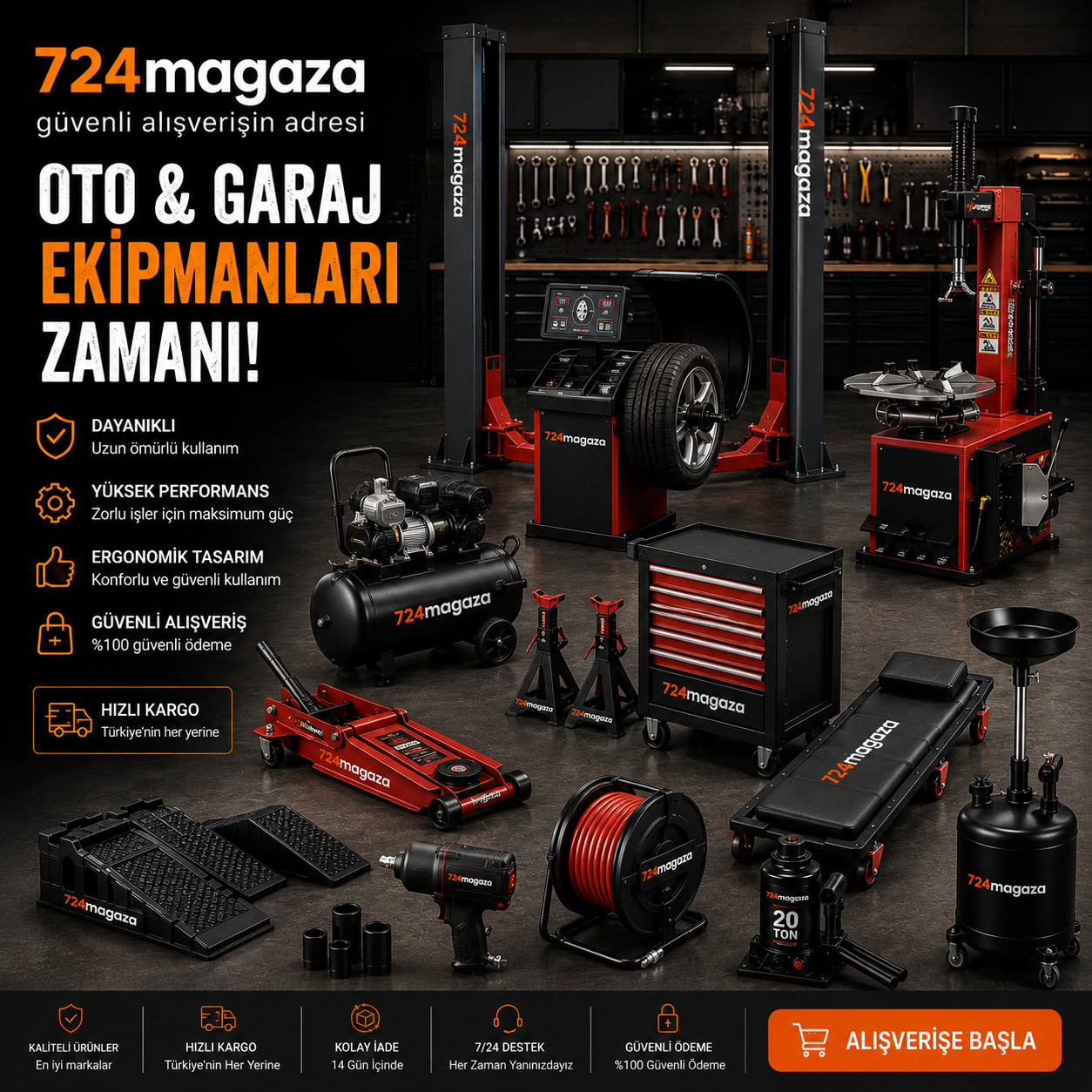 Oto & Garaj Ekipmanları